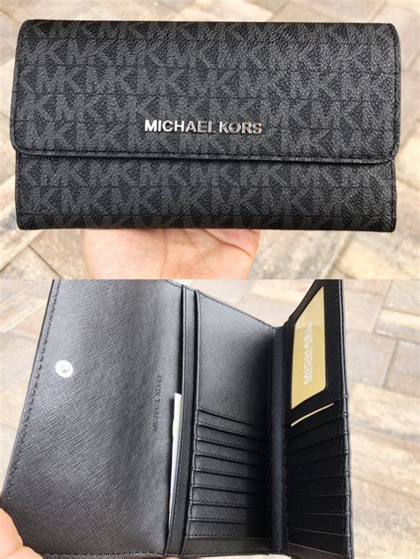 michael kors black card wallet|Michael Kors Wallet for sale.